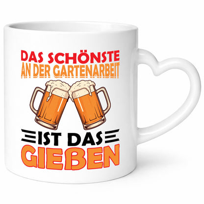 The best thing about gardening is watering | Beer Drinker Gift Idea Work
