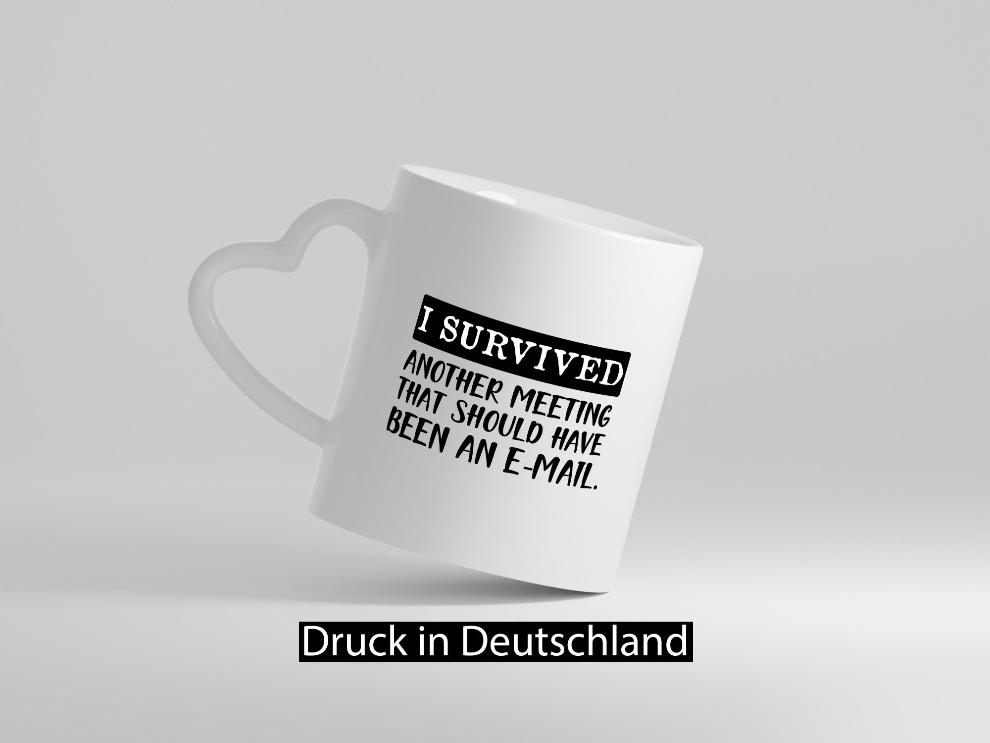 I survived another meeting | Büro Tasse Kollegen Humor Arbeit Geschenkidee