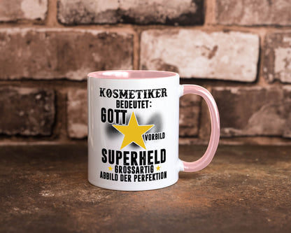 Bedeutung von Kosmetiker | Kosmetik Stylist Visagist Geschenkidee Humor Tasse