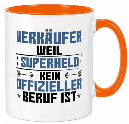 Superheld Verkäufer | Kollege Verkaufsjob Geschenkidee Arbeit Kollegen Büro Tasse