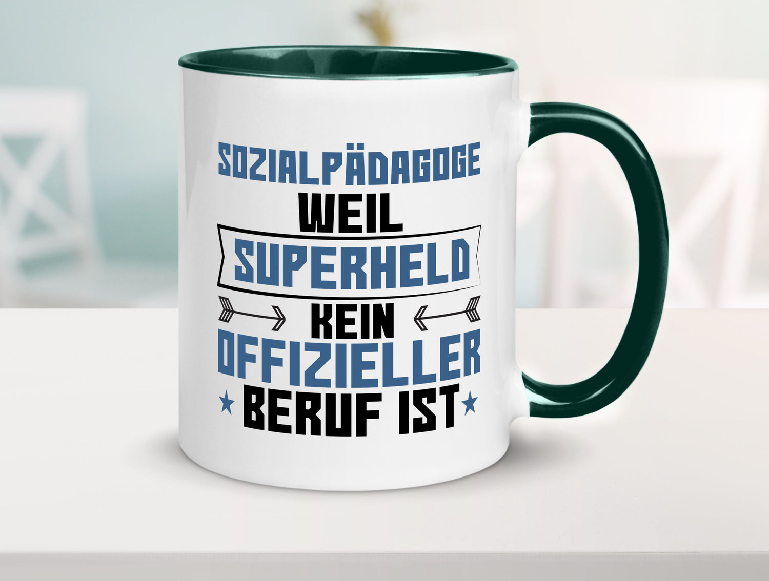 Superheld Sozialpädagoge | Pädagoge lustig Humor Geschenkidee Geschenk Tasse