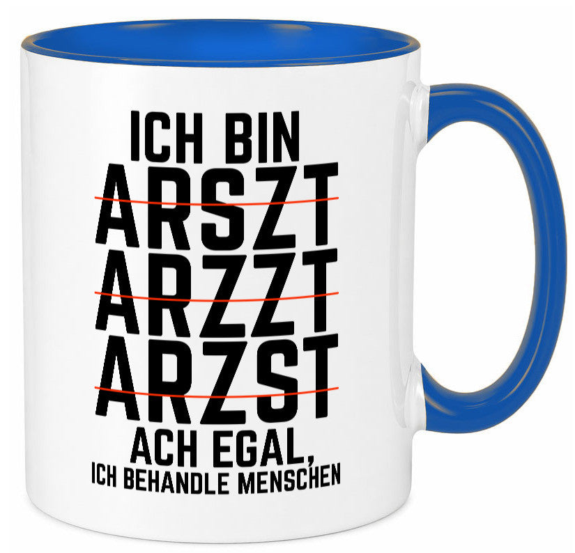 Ich bin Arzt | Rechtschreibung Klinik lustiger Spruch lustig Humor Geschenkidee
