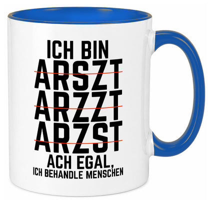 Ich bin Arzt | Rechtschreibung Klinik lustiger Spruch lustig Humor Geschenkidee