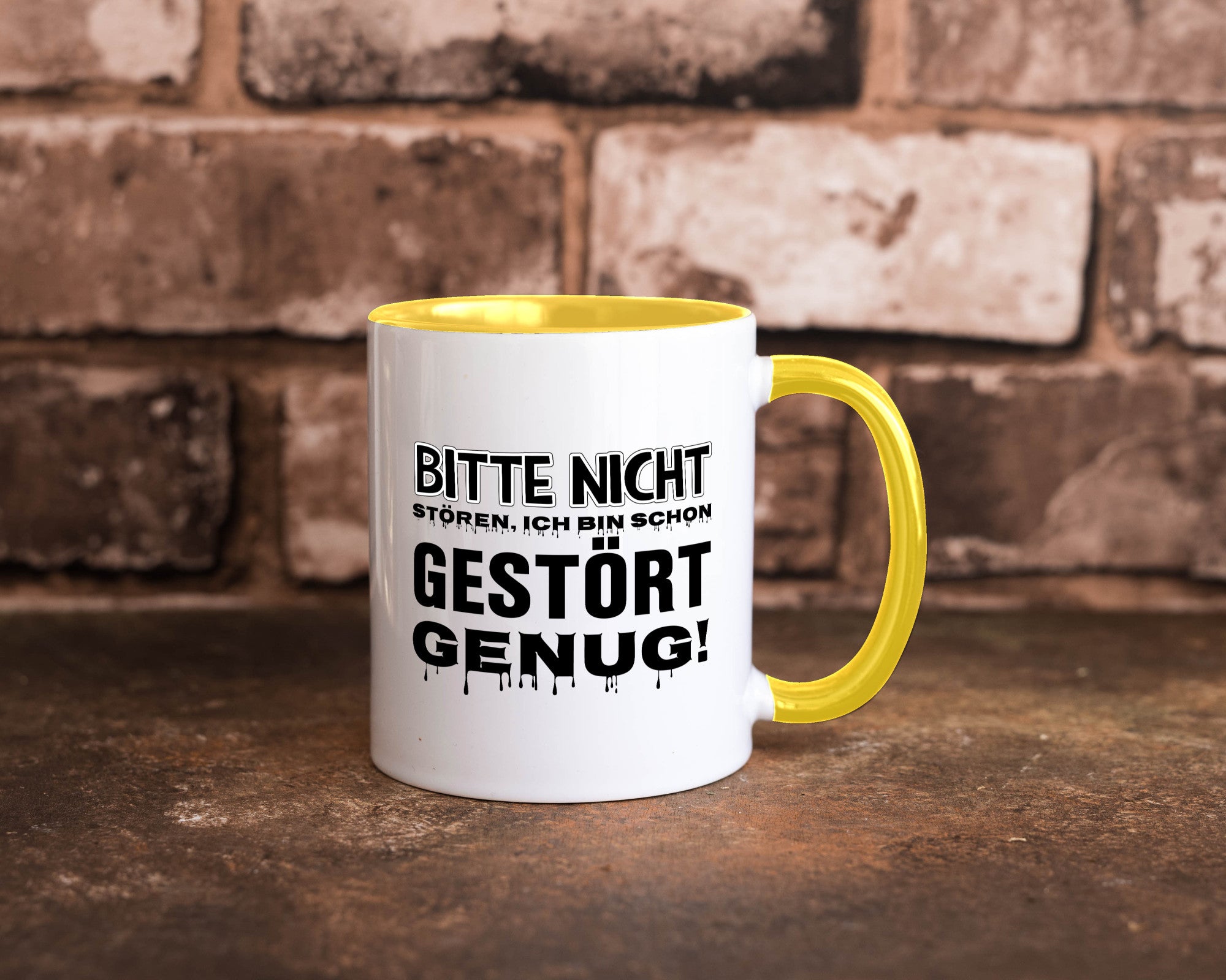 Ich bin schon gestört lustiger Spruch Geschenk Humor Geschenkidee Tasse