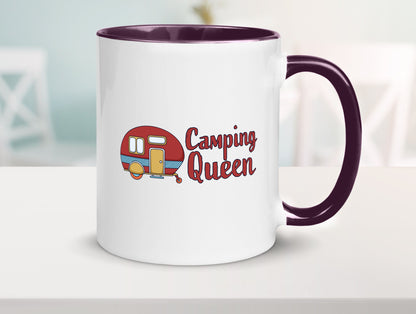 Camping Queen | Wohnanhänger Geschenk Humor Geschenkidee lustiger Spruch Tasse