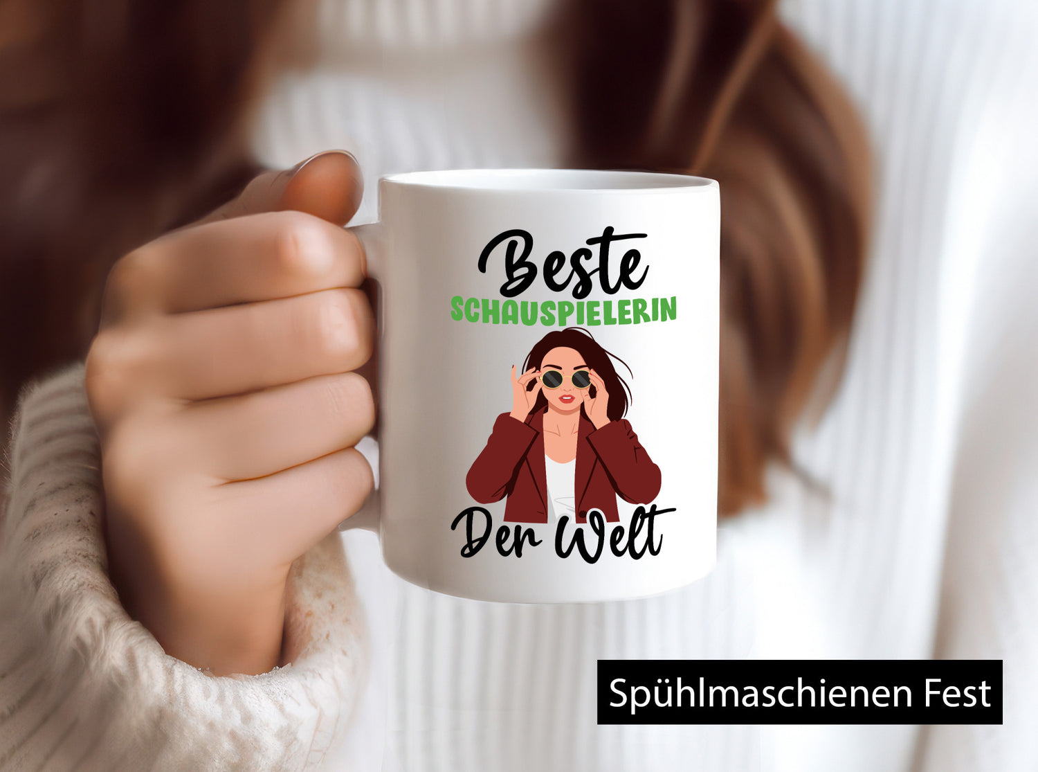 Beste Schauspielerin | Theater v2 lustiger Spruch Geschenk Humor Geschenkidee