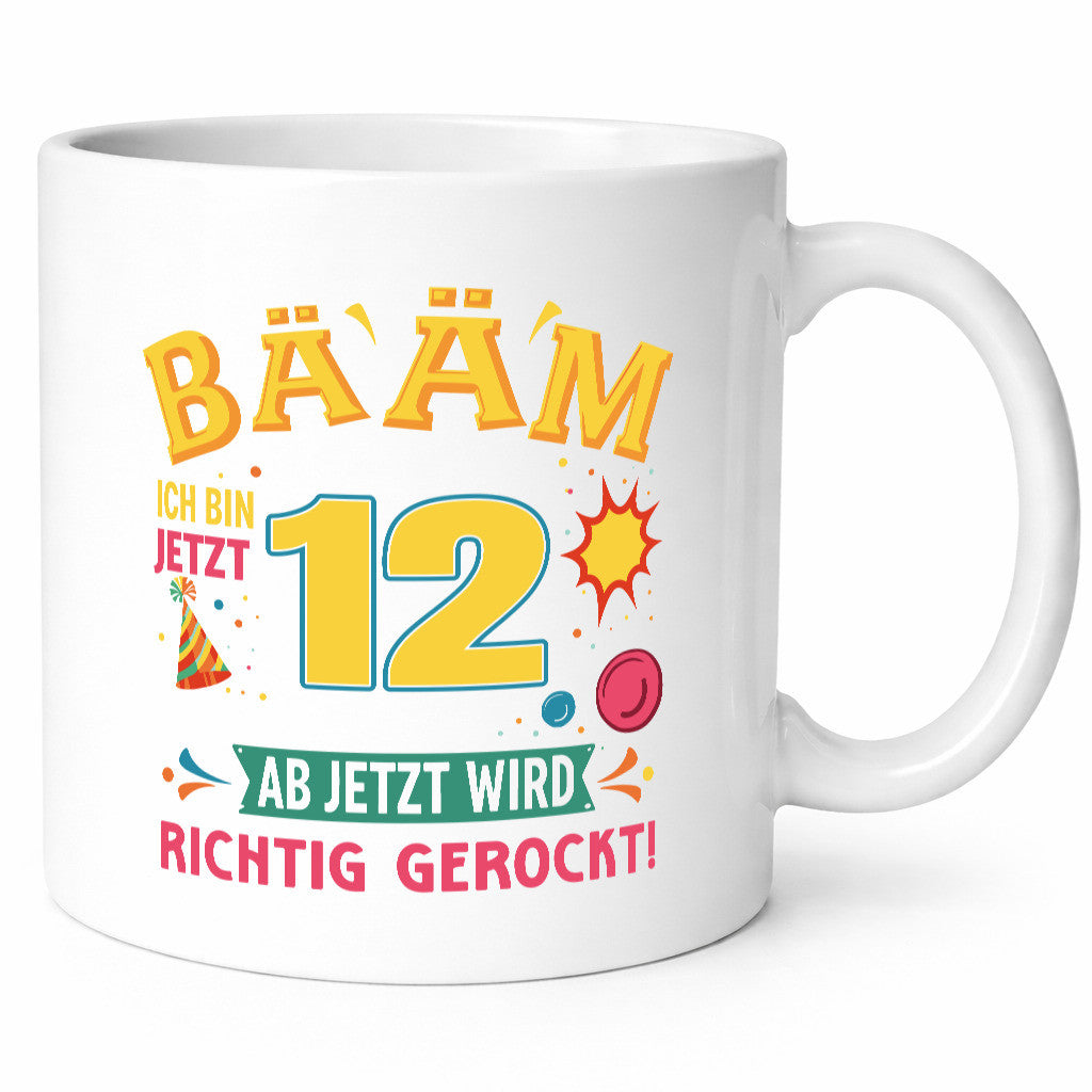 12. Geburtstag | 12 Jahre ab jetzt wird richtig gerockt Geschenk Geschenkidee