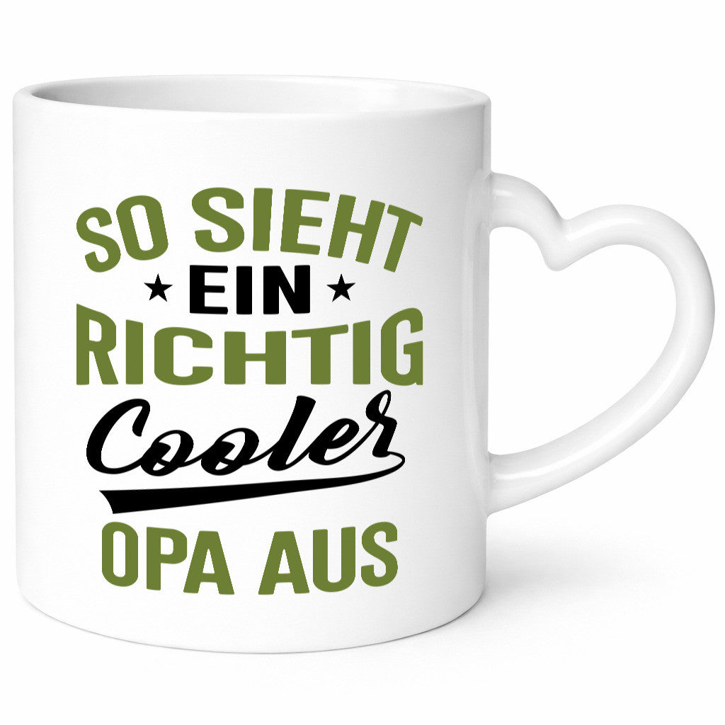 So sieht ein richtig Cooler Opa aus | Großvater Geschenkidee Familie Humor Tasse