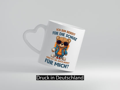 Ich bin bereit für die Schule | Einschulung lustig Humor Geschenkidee Geschenk