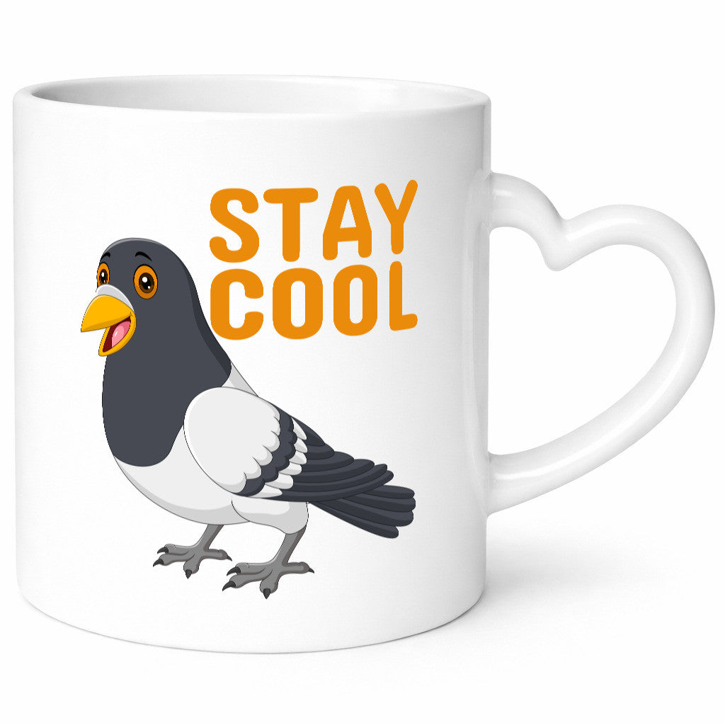 Stay Cool | coole Taube Motiv Tasse Jugendliche Humor Geschenkidee