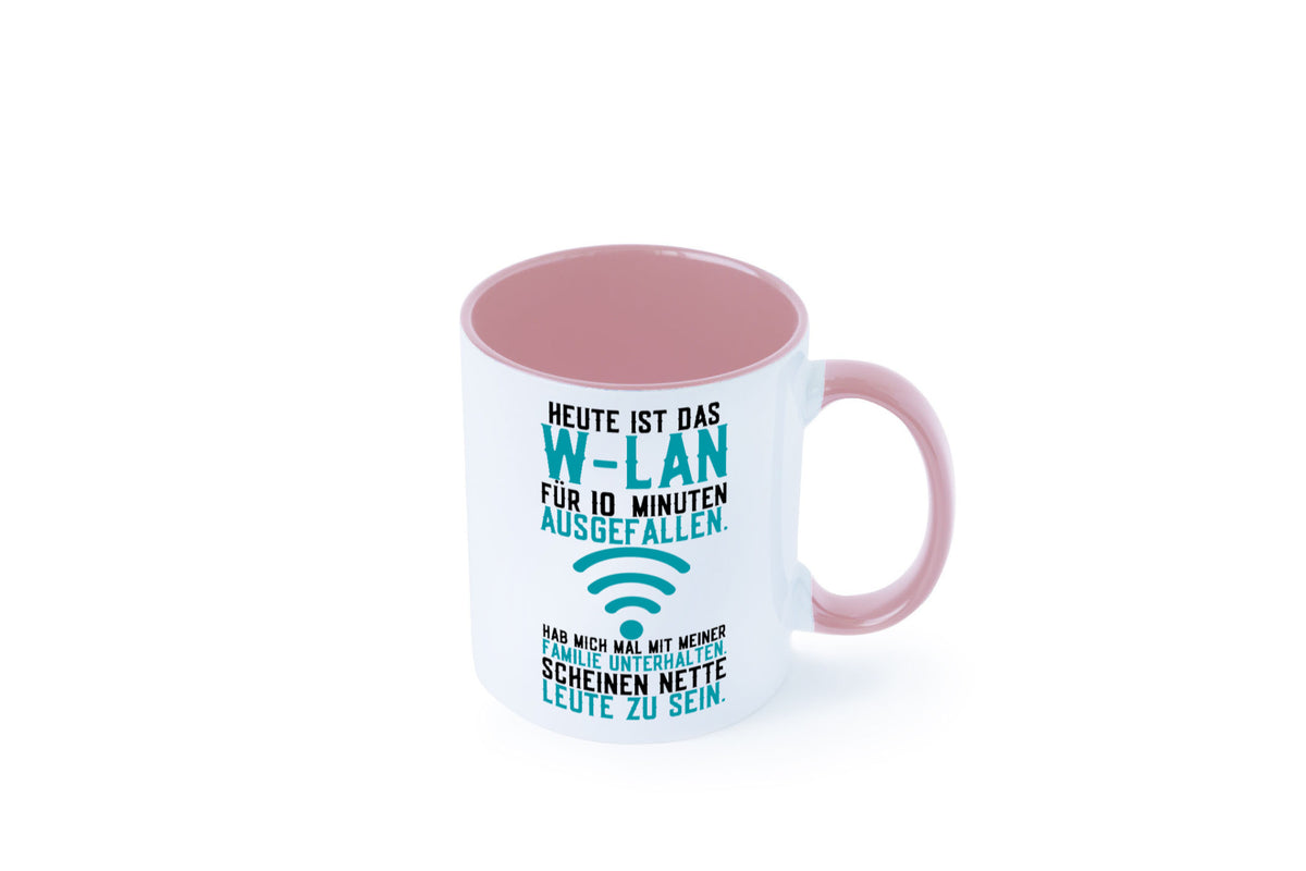 10 Minuten W-Lan Ausfall | Nerd Computer PC Gamer lustig Humor Geschenkidee Tasse