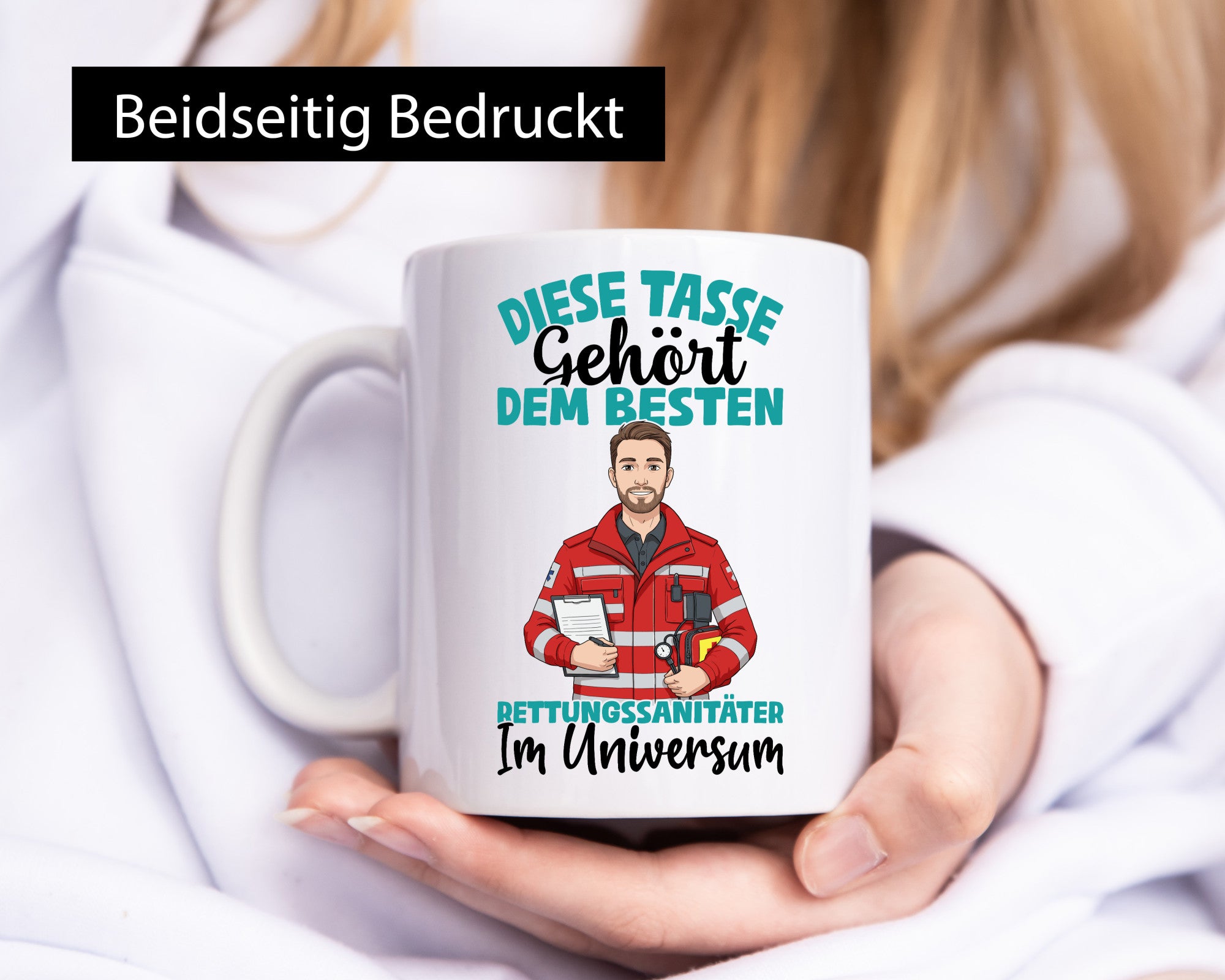 Im Universum: Rettungssanitäter | Sanitäter Geschenkidee Humor Tasse