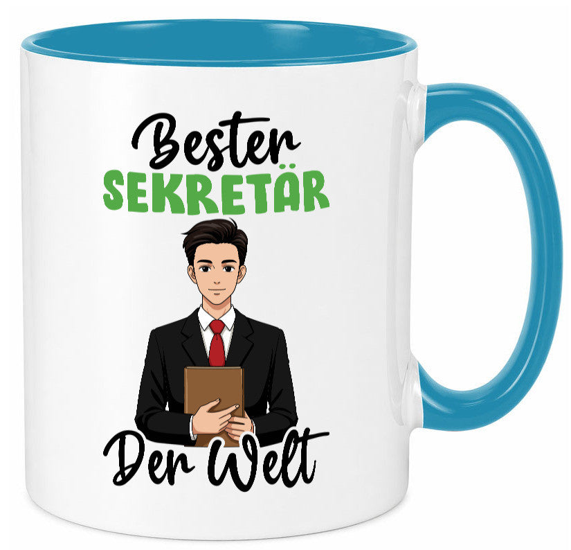 Bester Sekretär | Büro v2 lustiger Spruch Geschenk Arbeit Kollegen Tasse