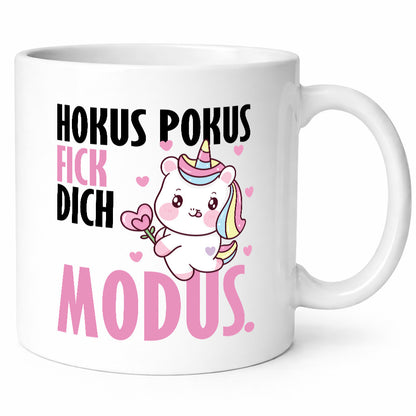 Hokus Pokus lustiger Spruch Geschenk Humor Geschenkidee Tasse