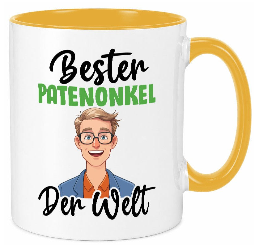 Bester Patenonkel | Onkel lustiger Spruch Geschenk Humor Geschenkidee Tasse