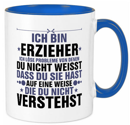 Löse Probleme: Erzieher | Pädagoge Schule v2 lustiger Spruch Geschenk Humor