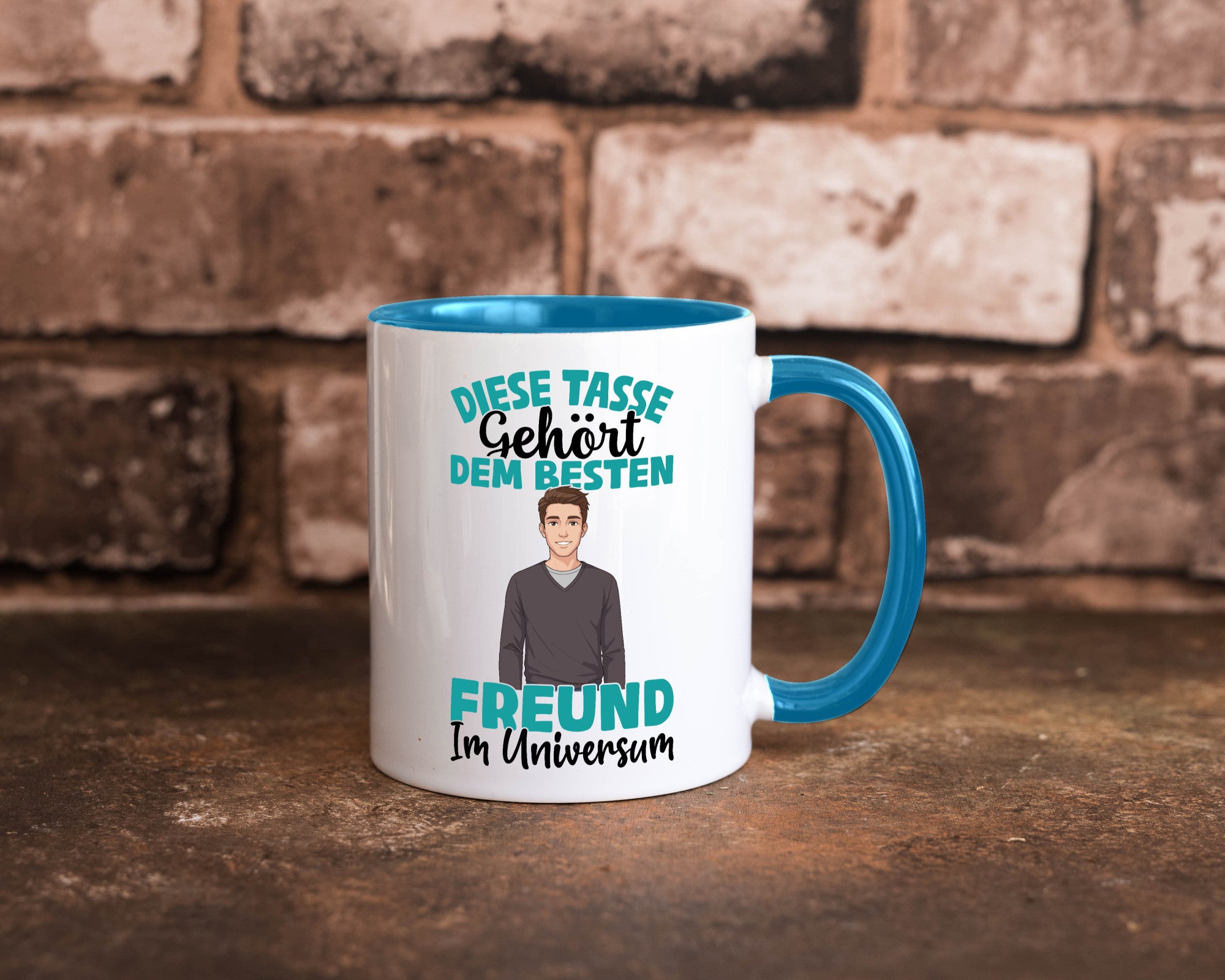 Im Universum: Freund | Beziehung Partner Liebe Geschenk Humor Geschenkidee