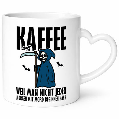 Jeden Morgen Kaffee lustig Humor Geschenkidee Geschenk Tasse