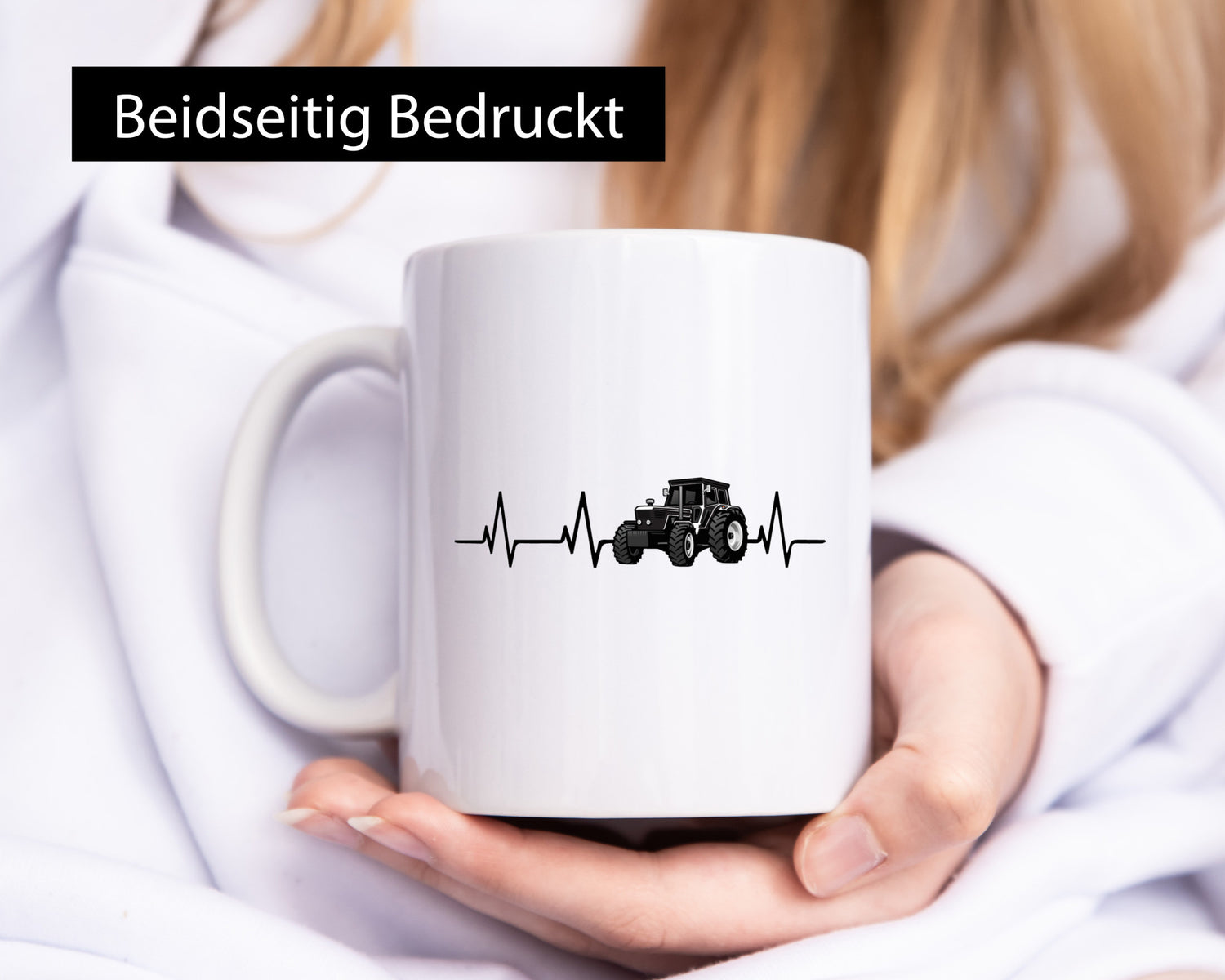 Traktor Herzschlag | Trekker fahren Bauer Landwirt lustig Humor Geschenkidee