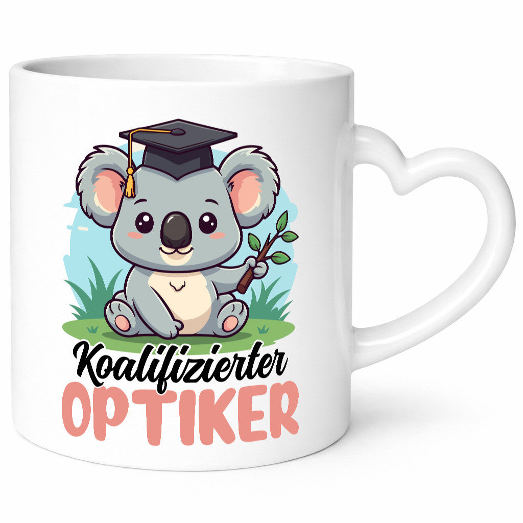 Koalifizierter Optiker | Augenoptiker Humor Geschenkidee Tasse