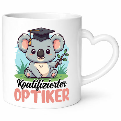Koalifizierter Optiker | Augenoptiker Humor Geschenkidee Tasse