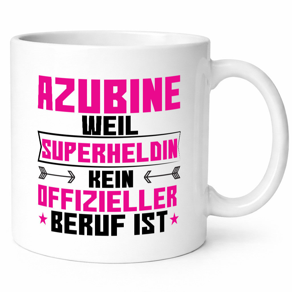 Superheldin Azubine | Ausbildung Lehre Lehrling Humor Geschenkidee Tasse