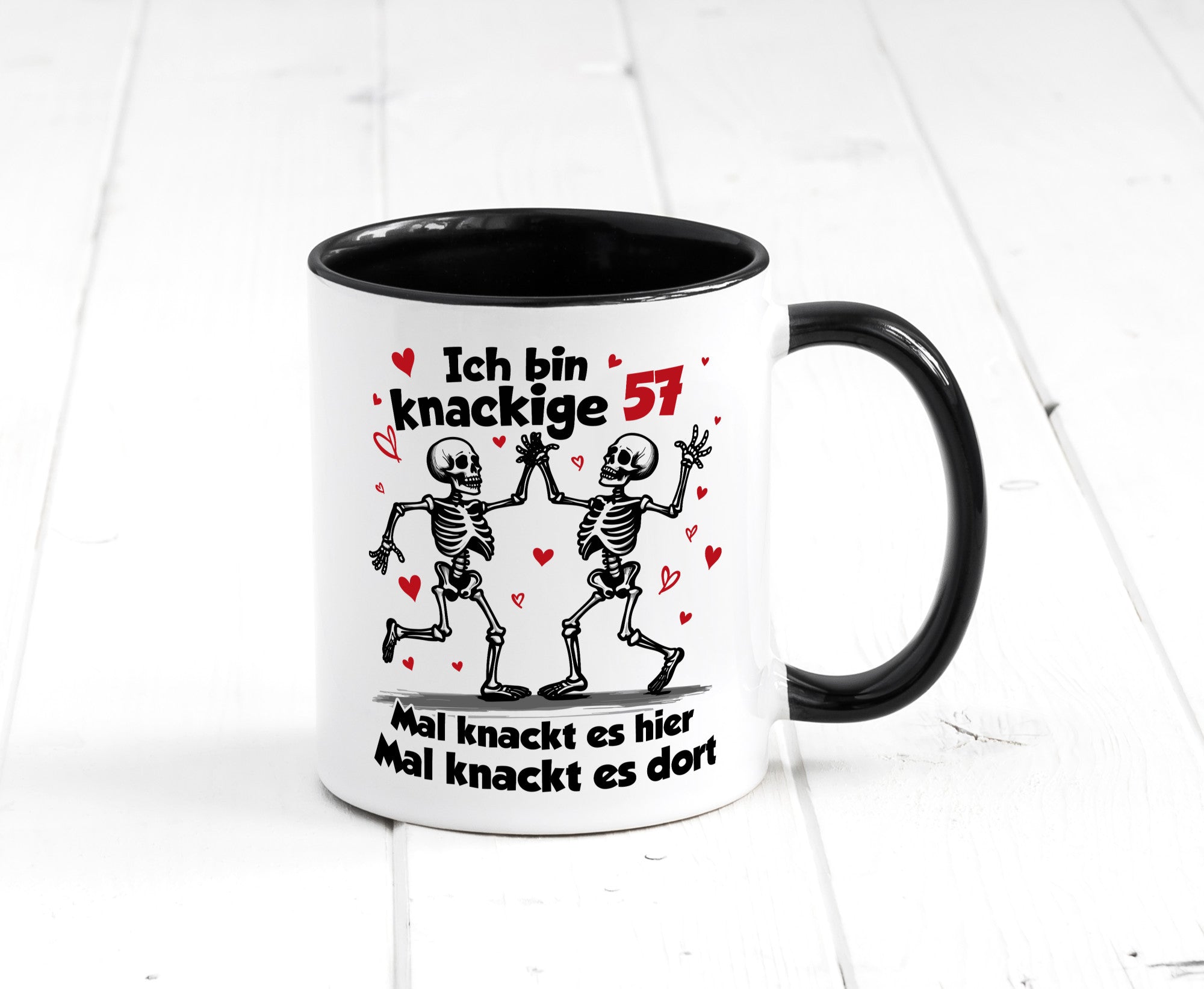 57. Geburtstag | Knackige 57 Ich bin alt lustig Geschenkidee Geschenk Tasse