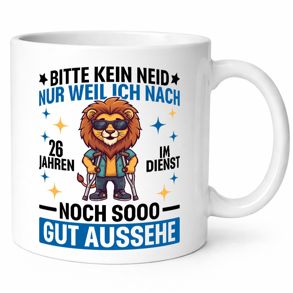 26 Jahre im Dienst | Arbeitsjubiläum Arbeit Geschenkidee Kollegen Büro Humor