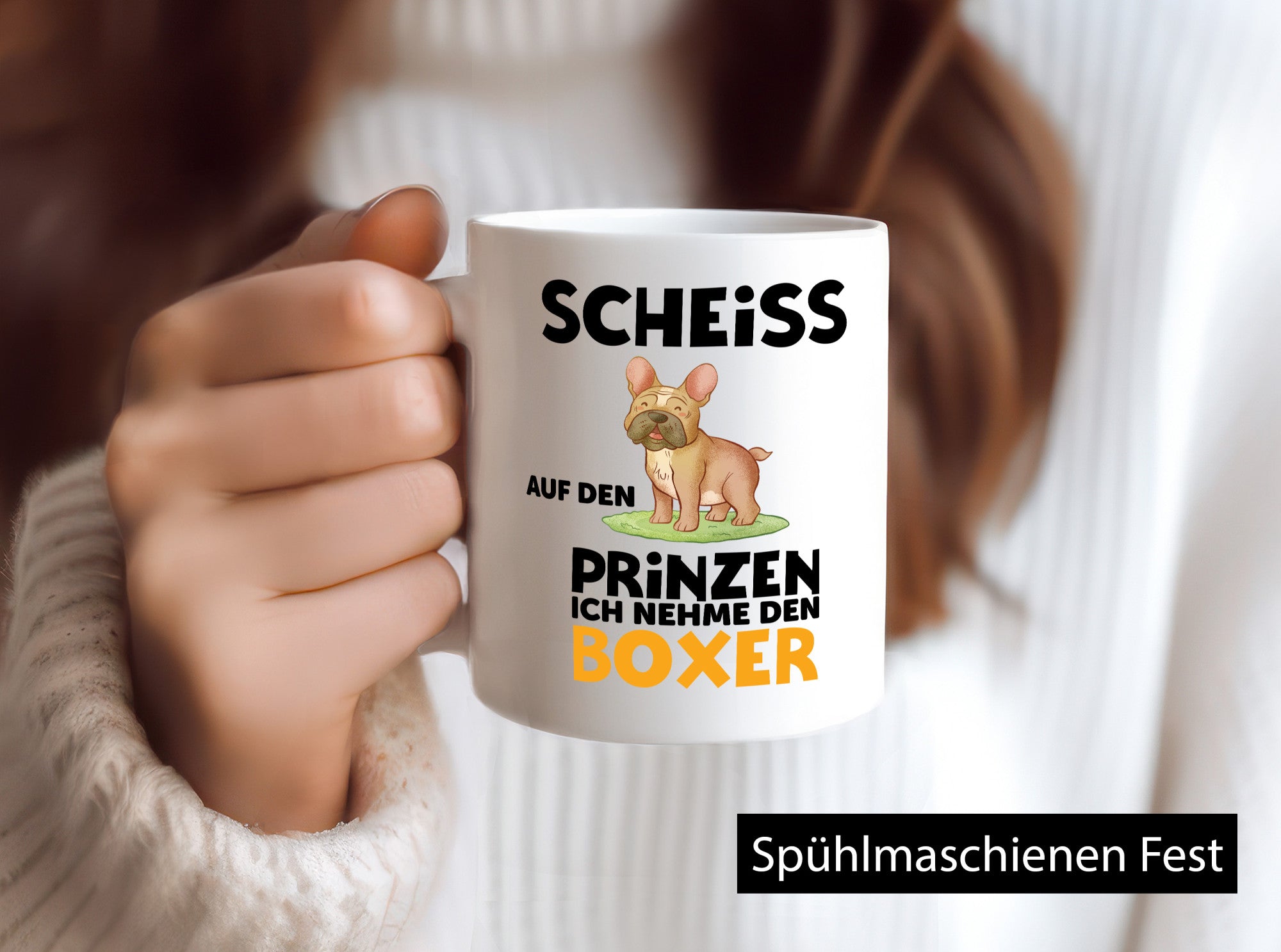 Scheiss auf den Prinzen ich nehme Boxer | lustiger Spruch Geschenk Humor