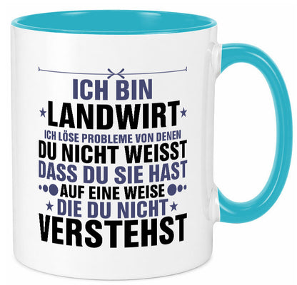 Löse Probleme: Landwirt | Bauer Landwirtschaft v2 Geschenk Humor Geschenkidee