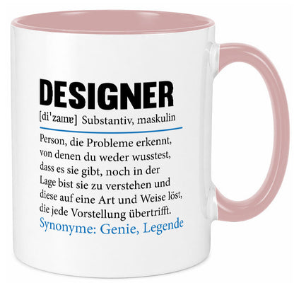 Designer Beruf | Gestalter Medien Schmuck Mode Geschenk Arbeit Kollegen Büro