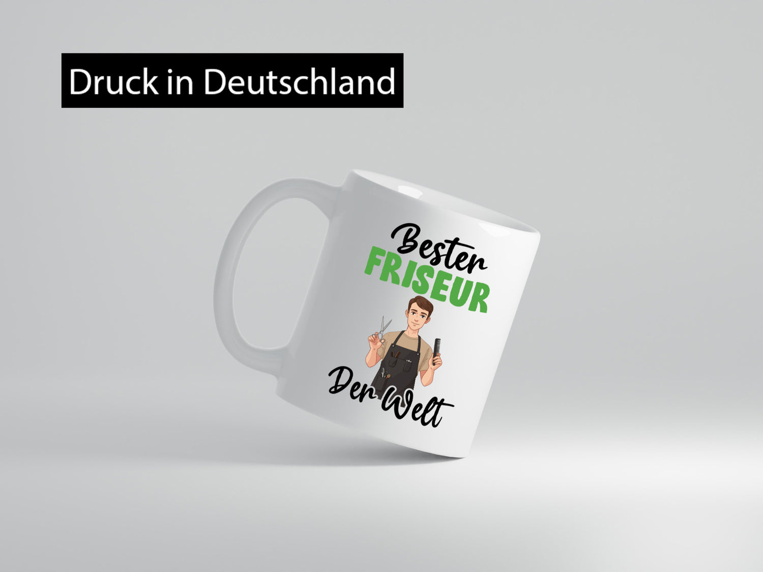 Bester Friseur | Frisuer lustiger Spruch Geschenk Humor Geschenkidee Tasse