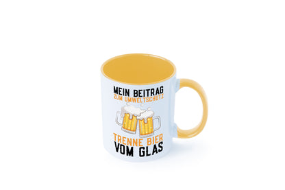 Beitrag zum Umweltschutz | Biertrinker Party Pils lustiger Spruch Geschenk
