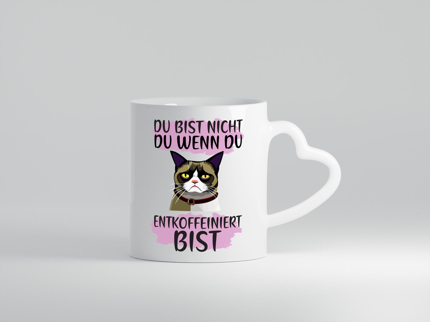 Spruch Tasse | Morgenmuffel Katze Entkoffeiniert lustig Tierliebhaber Humor