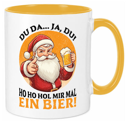 Hol mir mal ein Bier | Ugly Christmas Santa lustig Humor Geschenkidee Geschenk