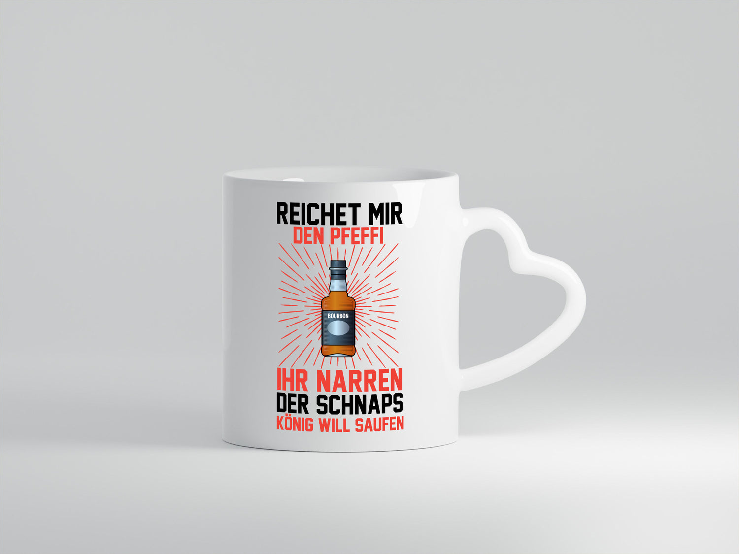 Der schnaps könig will saufen | Pfeffi Party lustiger Spruch Geschenk Humor