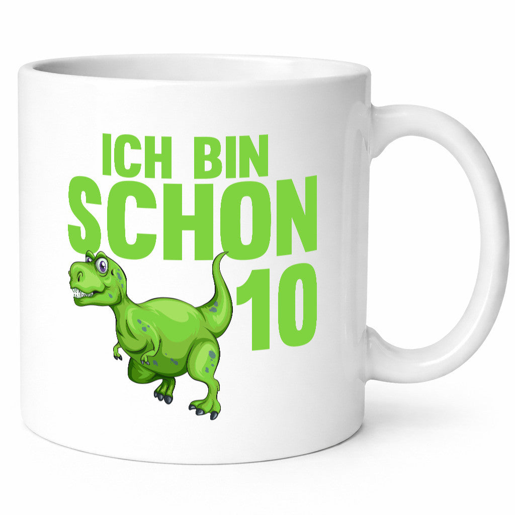 10. Geburtstag | 10 Jahre Dino Dinosaurier Geschenk Geschenkidee lustiger