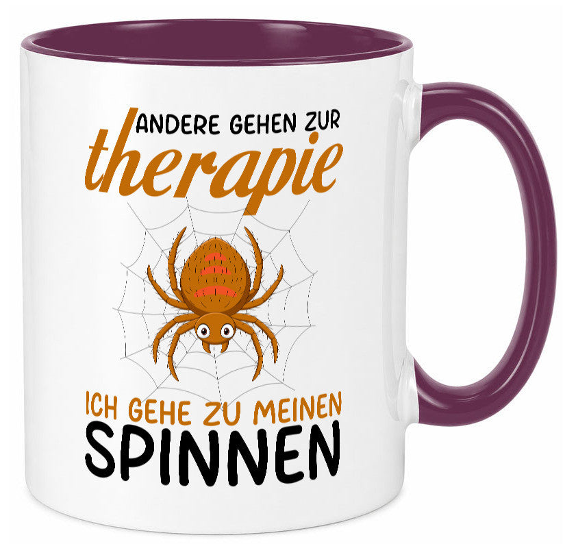 Ich gehe zu meinen Spinnen | Spinnenliebhaber lustiger Spruch Geschenk Humor Tasse