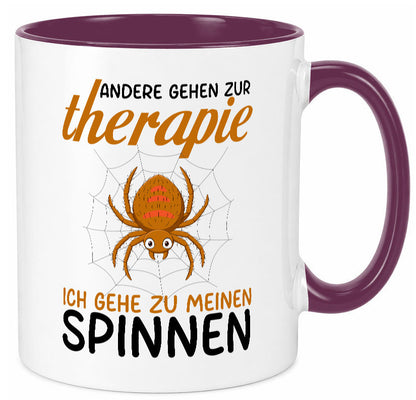 Ich gehe zu meinen Spinnen | Spinnenliebhaber lustiger Spruch Geschenk Humor Tasse