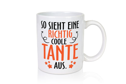 Coole Tante Geschenk Humor Geschenkidee lustiger Spruch Tasse