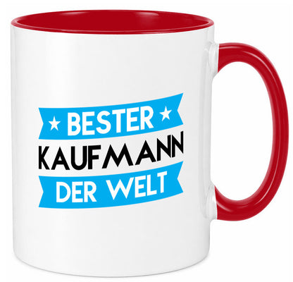 Bester Kaufmann Kaufmänner lustiger Spruch Geschenk Humor Geschenkidee Tasse