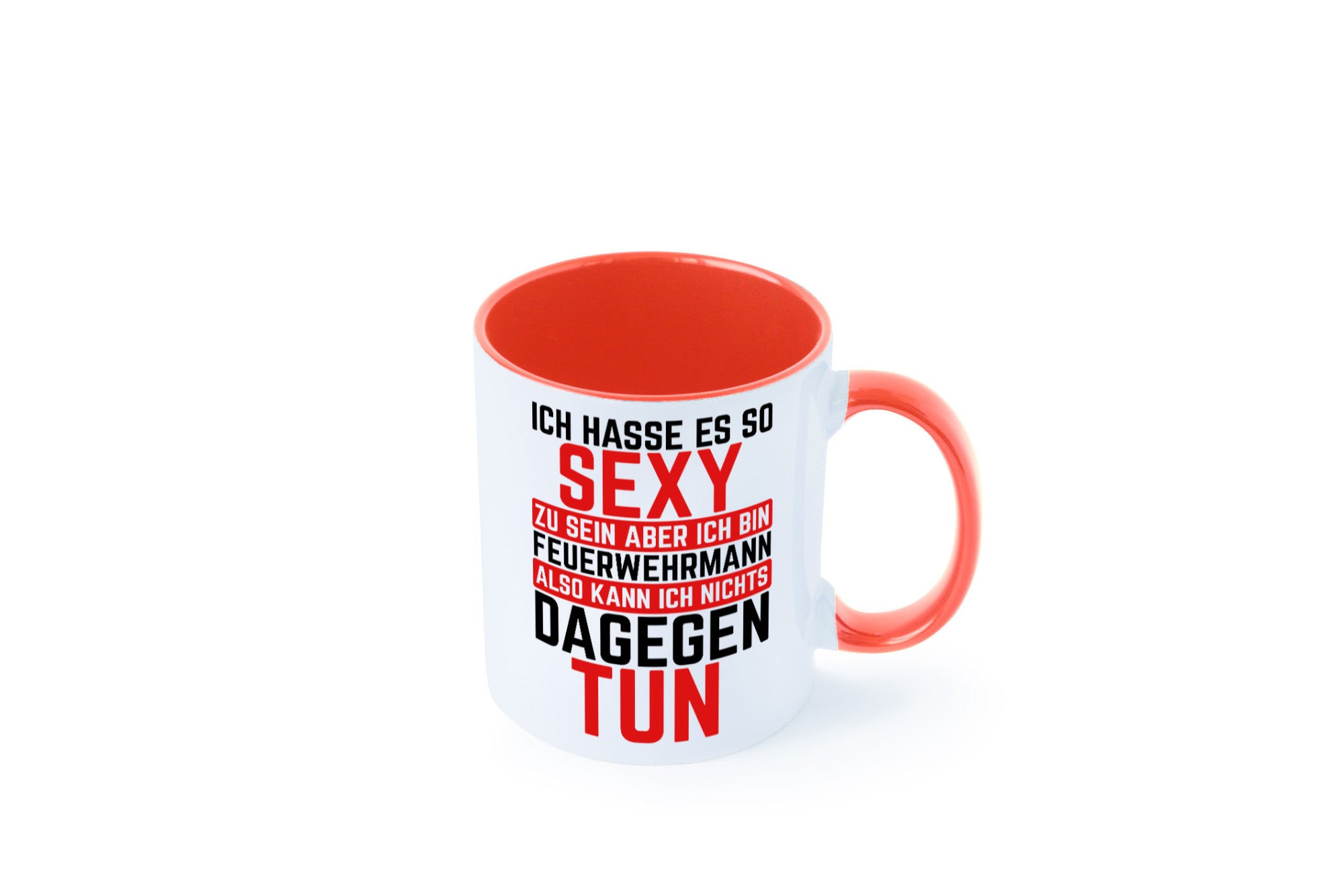 Sexy Feuerwehrmann | Helden Flammen Brandeinsatz lustig Humor Geschenkidee