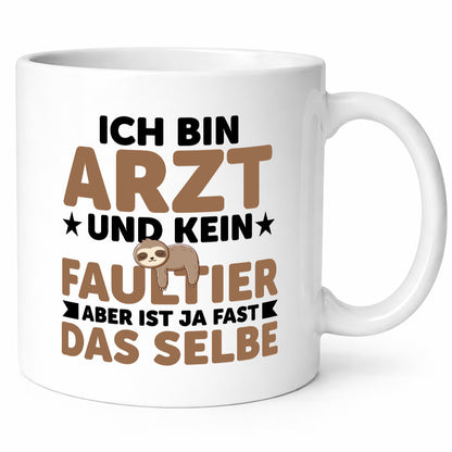 Ich bin kein Faultier: Arzt | Medizin Doktor Facharzt v2 lustig Tierliebhaber