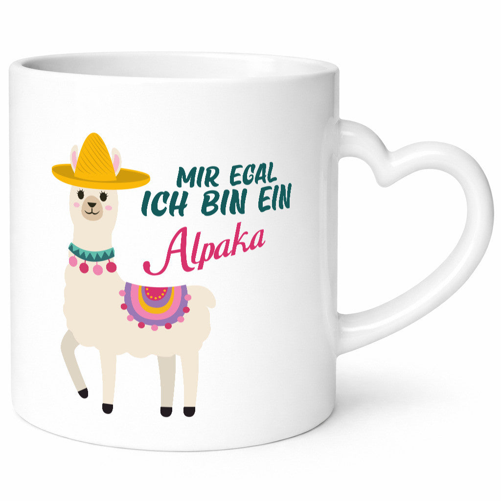 Mir egal ich bin ein Alpaka | Lama Spuckendes lustiger Spruch Geschenk Humor
