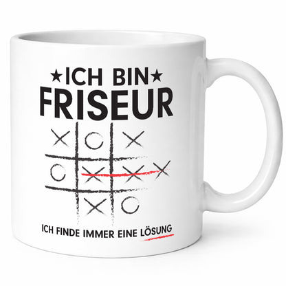 Lösung finden: Friseur | Frisör v2 Geschenk Humor Geschenkidee lustiger Spruch
