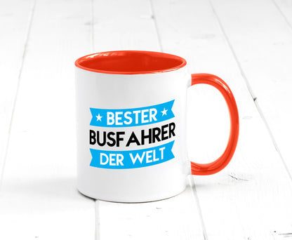 Bester Busfahrer | Berufsfahrer Fahrer v2 Geschenkidee Arbeit Kollegen Büro