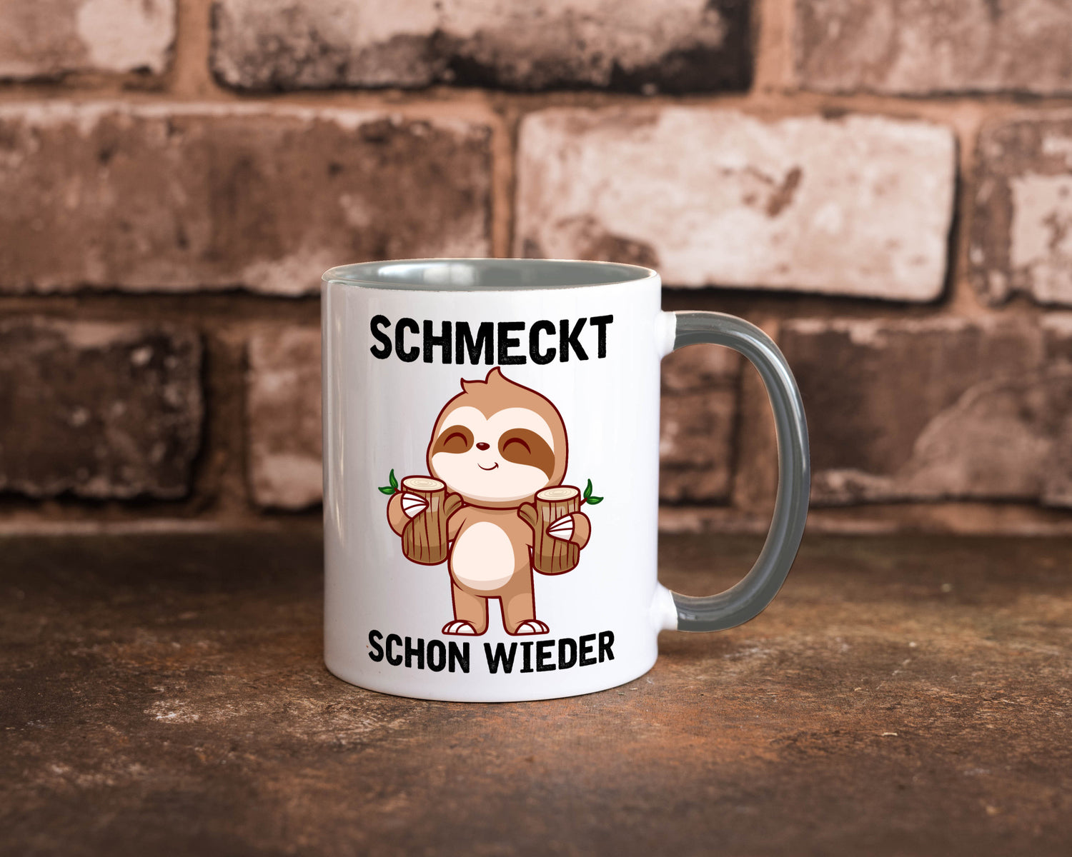Schmeckt schon wieder | Frankfurt Hessen v2 Geschenkidee Humor Tasse