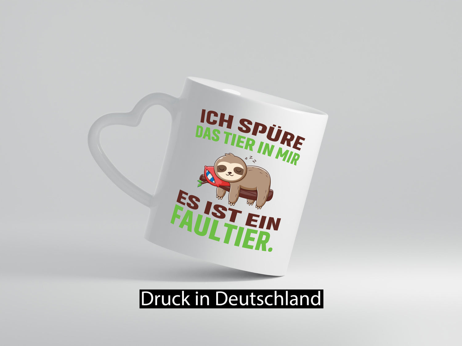 Es ist ein Faultier | Müde Schlafen lustig Tierliebhaber Humor Geschenk Tasse