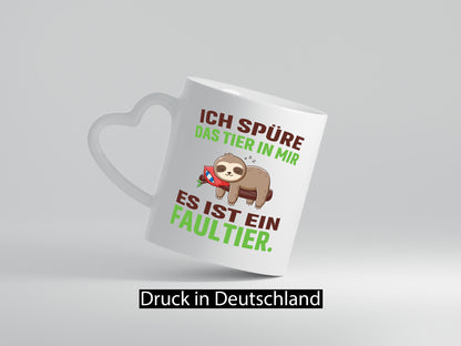 Es ist ein Faultier | Müde Schlafen lustig Tierliebhaber Humor Geschenk Tasse
