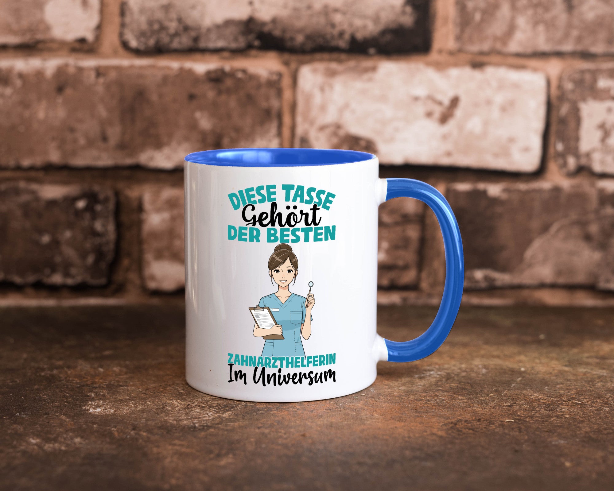 Im Universum: Zahnarzthelferin | Zahnmedizin Humor Geschenkidee Tasse